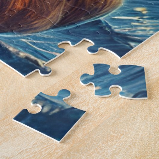 Puzzle Un chat magique (Côté)