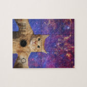 Puzzle Un chat Tabby Rouge prend un selfie dans l'espace (Horizontal)