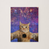 Puzzle Un chat Tabby Rouge prend un selfie dans l'espace (Vertical)