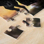 Puzzle Un cheval de Stallion friésien (Côté)