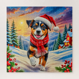 Puzzle Un chien joyeux