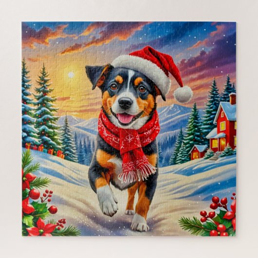 Puzzle Un chien joyeux (Vertical)