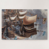 Puzzle "Un combat maritime" par Lorenzo a Castro (Horizontal)
