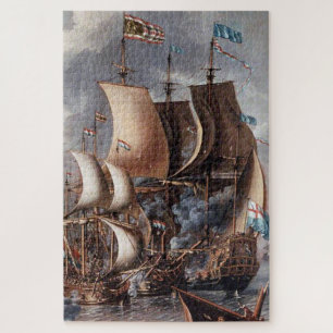 Puzzle "Un combat maritime" par Lorenzo a Castro