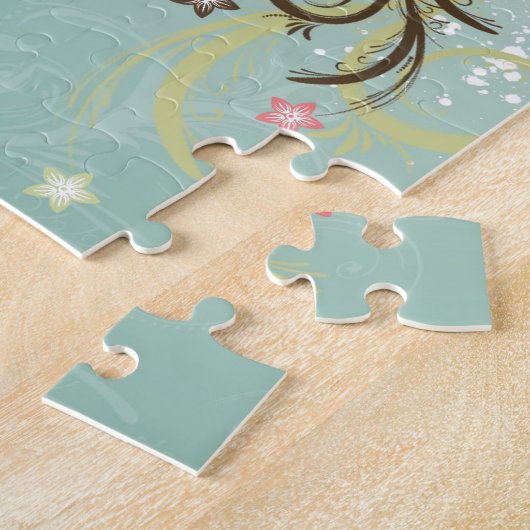 Puzzle Un cool impressionnant tournoie des points feuille (Côté)