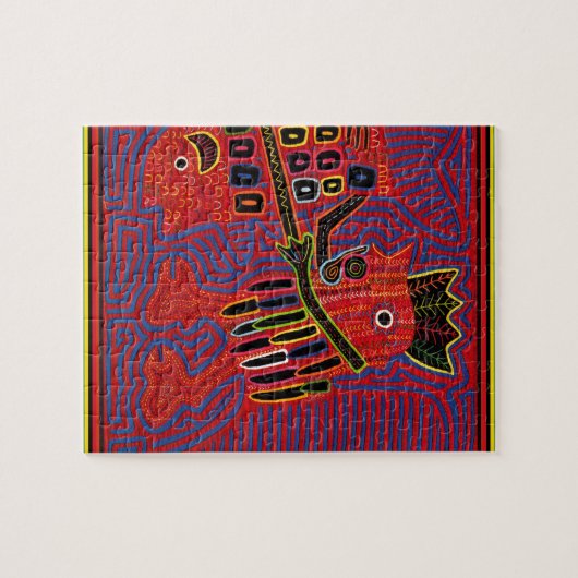 Puzzle Un coq met à l'échelle un poisson avec une Machete (Horizontal)