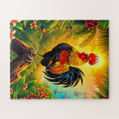 Puzzle Un coq vibrant pour enfants (Horizontal)