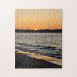 Puzzle Un coucher de soleil sur la Traverse