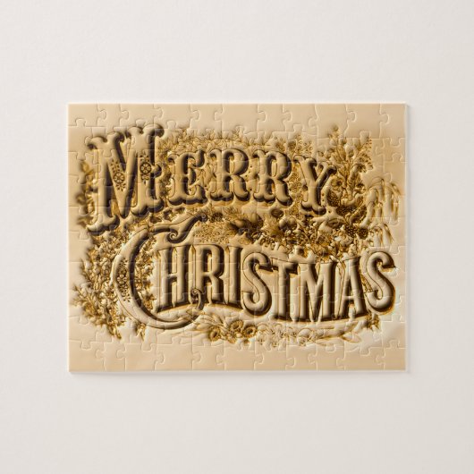 Puzzle Un Currier et Ives Joyeux Noël (Horizontal)