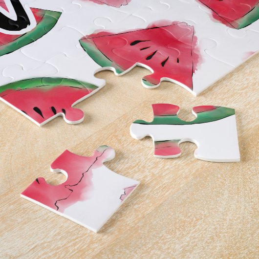 Puzzle Un dans un Melon Citation Watermelon Motif (Côté)