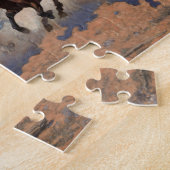 Puzzle Un Dash pour le Bois par Frederic Remington (Côté)