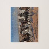 Puzzle Un Dash pour le Bois par Frederic Remington (Vertical)