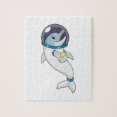 Puzzle Un dauphin en tant qu'astronaute en costume (Vertical)
