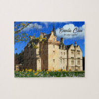 Un défi à la photo du château de Brodie Clan écoss