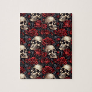 Puzzle Un design de la série A Skull and Roses 10