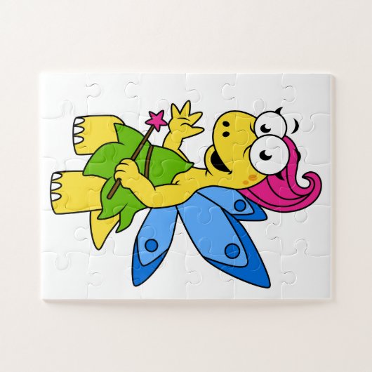 Puzzle Un Dessin Fairysaur Dinosaur. (Horizontal)