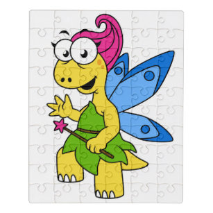 Puzzle Un Dessin Fairysaur Dinosaur.