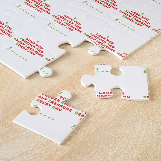 Puzzle Un drôle de message caché (Côté)