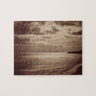 Puzzle Un effet du Sun, Normandie c.1857 (photo de sépia