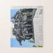 Puzzle Un et deux monuments de la première guerre mondial (Vertical)