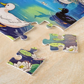 Puzzle Un étang serein (Côté)