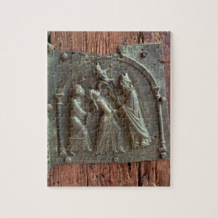 Puzzle Un exorcisme, panneau de la porte droite, 12ème