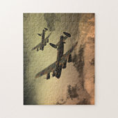 Puzzle Un Feu De Lancaster Dans Le Ciel (Vertical)