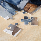 Puzzle Un garçon et son chien (Côté)