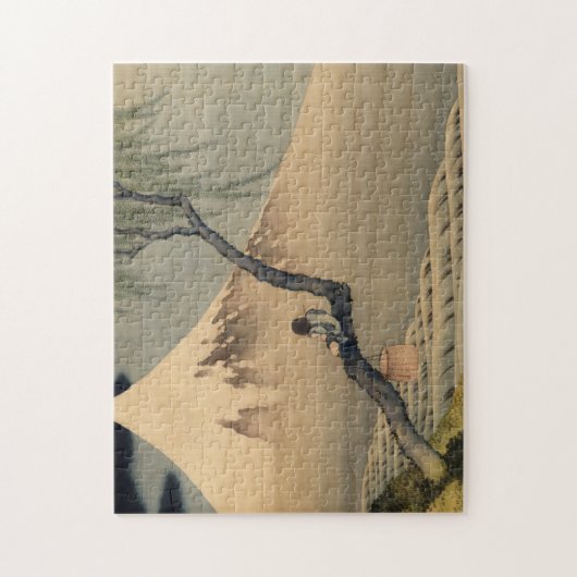 Puzzle Un garçon regardant le Mont Fuji, 1898 par Katsush (Vertical)