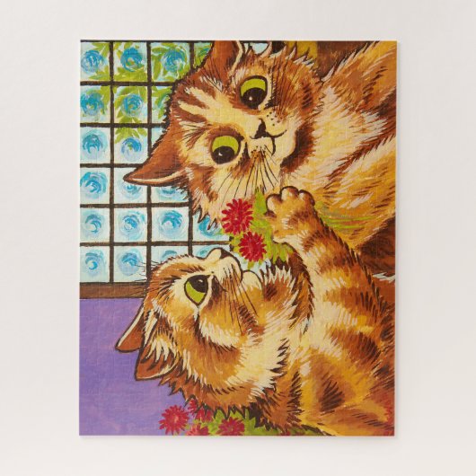 Puzzle Un Geste romantique de Louis Wain (Vertical)
