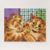 Puzzle Un Geste romantique de Louis Wain (Horizontal)