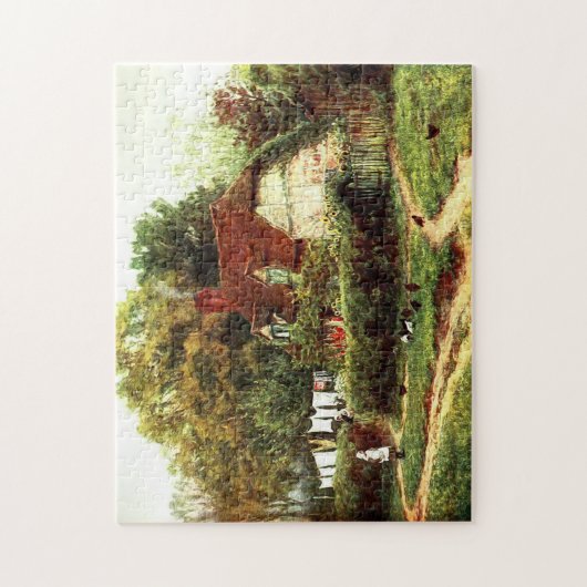 Puzzle Un gîte à Hambledon par Helen Allingham (Vertical)