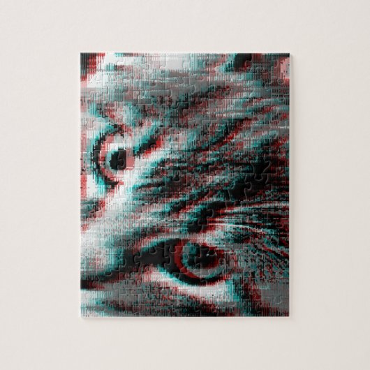 Puzzle Un Glitch de chat de 8 bits (Vertical)