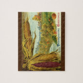 Puzzle Un grand Thanksgiving ; Corn indien et Haystaches (Vertical)