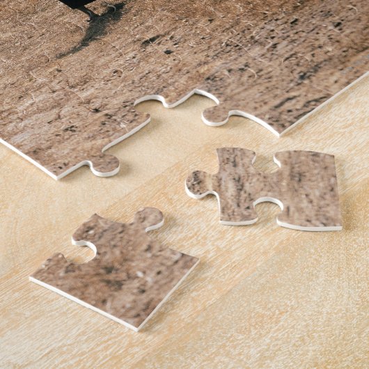 Puzzle Un guerrier samouraï attaque avec une épée (Côté)