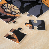 Puzzle Un héron vibrant pour enfants (Côté)
