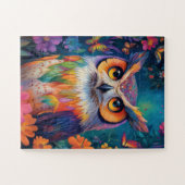 Puzzle Un hibou psychédélique (Horizontal)