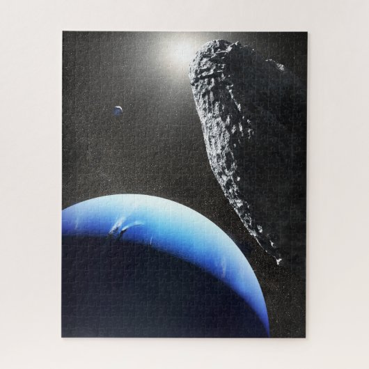 Puzzle Un Hippocamp de la minuscule lune de Neptune. (Vertical)