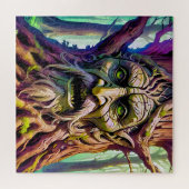 Puzzle Un homme dans un arbre (Horizontal)