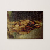 Puzzle Un Indien nord-américain dans un paysage étendu, (Horizontal)