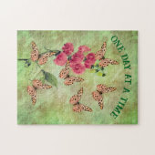 Puzzle Un Jour À La Fleur De Papillon Inspirationnel (Horizontal)
