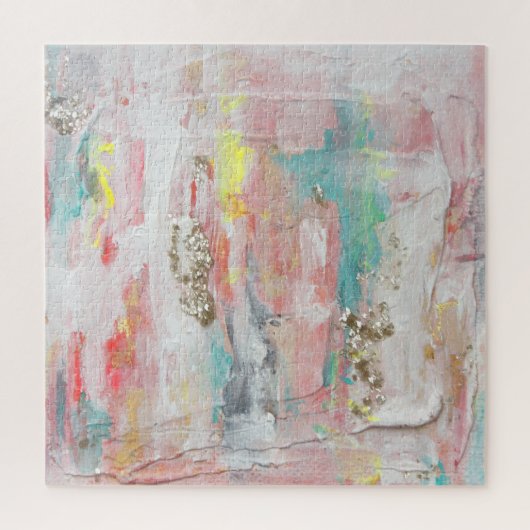 Puzzle Un jour beau - peinture abstraite de médias (Vertical)