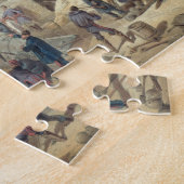 Puzzle Un jour chaud dans les batteries, plat 'de Seat o (Côté)