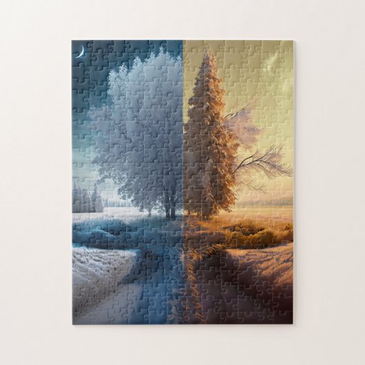 Puzzle Un jour en hiver (Vertical)