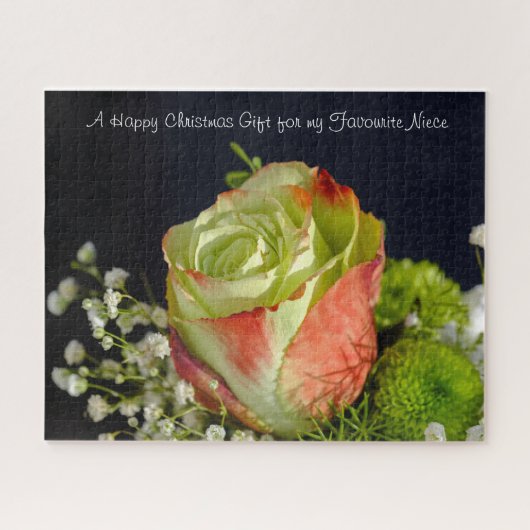Puzzle Un joyeux cadeau de Noël pour ma nièce. (Horizontal)