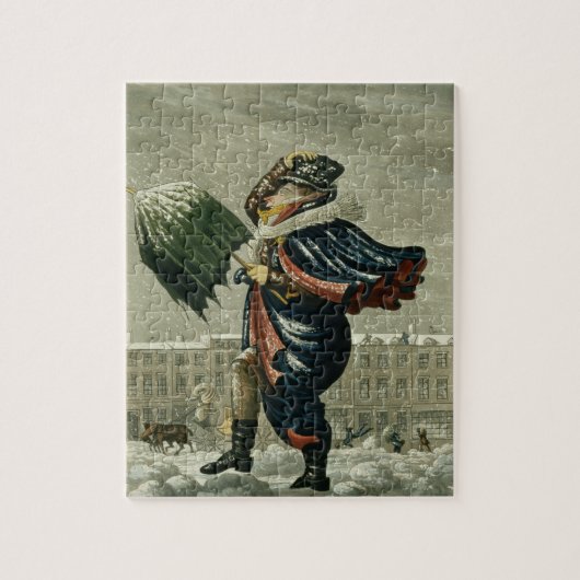 Puzzle Un Joyeux Noël et une bonne année à Londres, (Vertical)