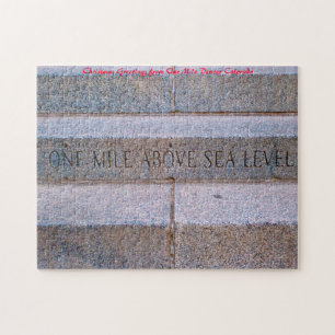 Puzzle Un kilomètre de haut Denver.voeux de Noël