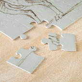 Puzzle Un lévrier, faisant face à gauche (stylo et encre (Côté)