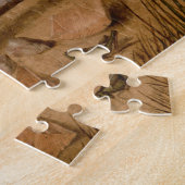 Puzzle Un lièvre dans la forêt (par Hans Hoffmann) (Côté)