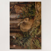 Puzzle Un lièvre dans la forêt (par Hans Hoffmann) (Vertical)